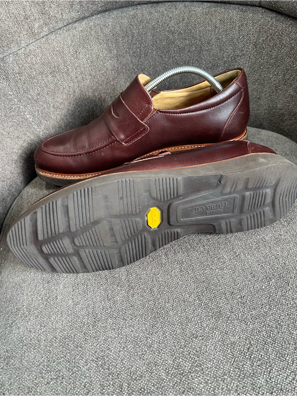 Samuel Hubard leather loafers size 10 - Picture 6 of 11